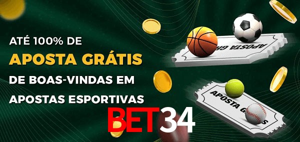 Bet34 Ate 100% de Aposta Gratis