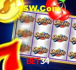 Interface moderna da plataforma Bet34