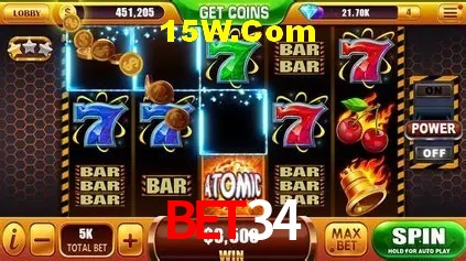Jackpots e promoções na Bet34